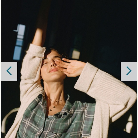 NWT Cloth & Stone Anthropologie plaid dress - Picture 5 of 8